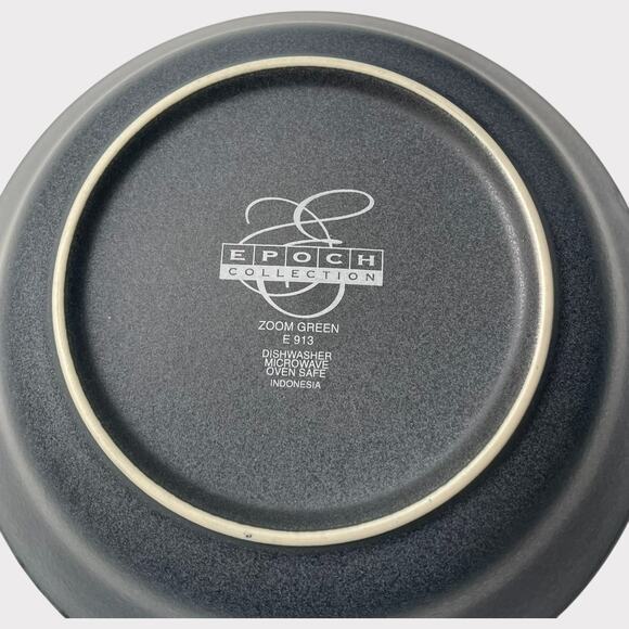 Epoch Collection Zoom Green Bowls Salad Cereal Set of 4 7.5" Dishwasher Oven - Picture 6 of 8